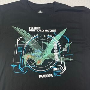 Avatar Pandora  Disney Parks Animal Kingdom Shirt Black Large New without Tag
